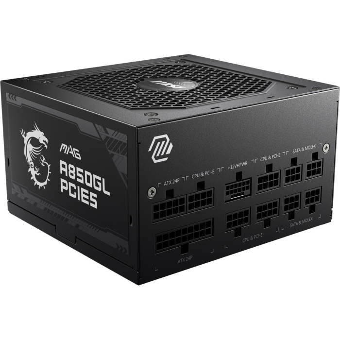MSI MAG A850GL PCIE5 850W 80+ GOLD PSU FULLMODULAR