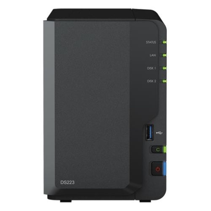 Synology DS223 (2x3.5/2.5) 2 Yuvalı Tower NAS
