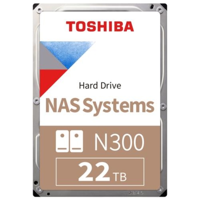 Toshiba 3,5 N300 22TB 512MB 7200RPM HDWG62CUZSVA