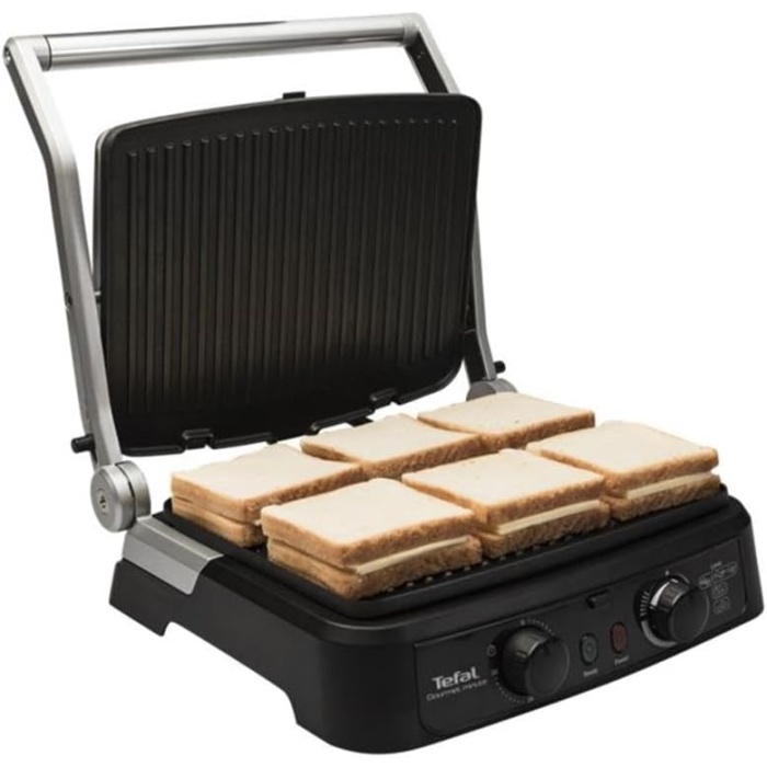 TEFAL GOURMET MINUTE ZAMAN AYARLI INOX 2000 W TOST