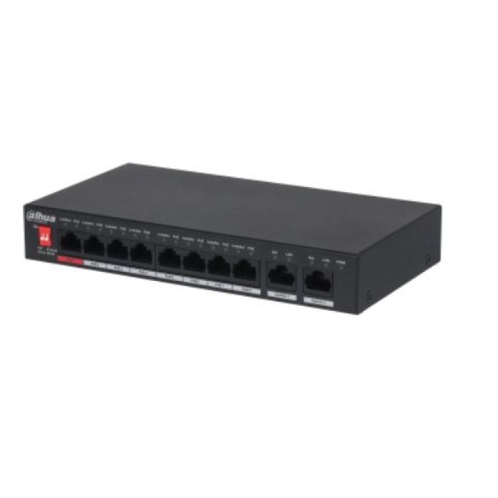 DAHUA PFS3010-8ET-96-V2 8 PORT 8XFE-2XGE 96W POE SWİTCH