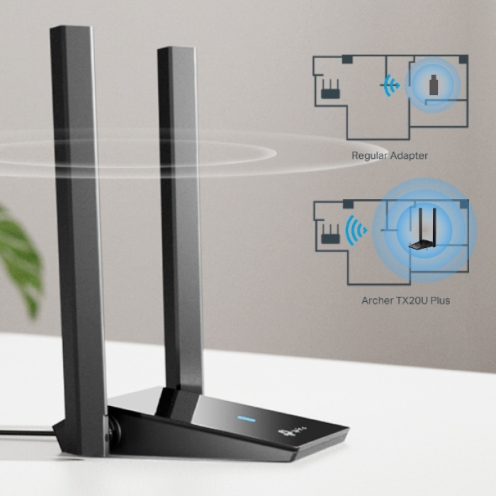 TP-LINK ARCHER TX20U PLUS AX1800 Mbps USB ADAPTÖR