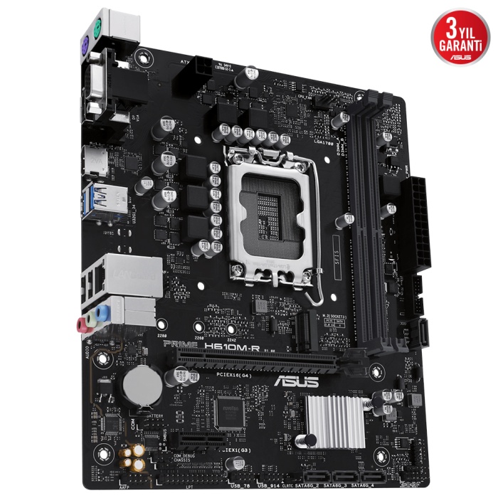 ASUS PRIME H610M-R D5-SI  DDR5 3200(OC) MATX 1700P