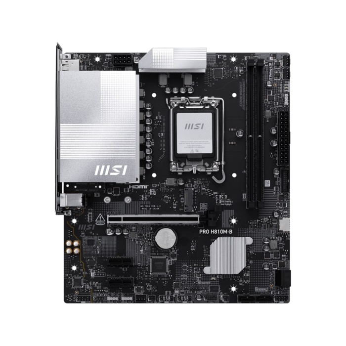 MSI PRO H810M-B DDR5 6400MHz (OC) M.2 mATX 1851P