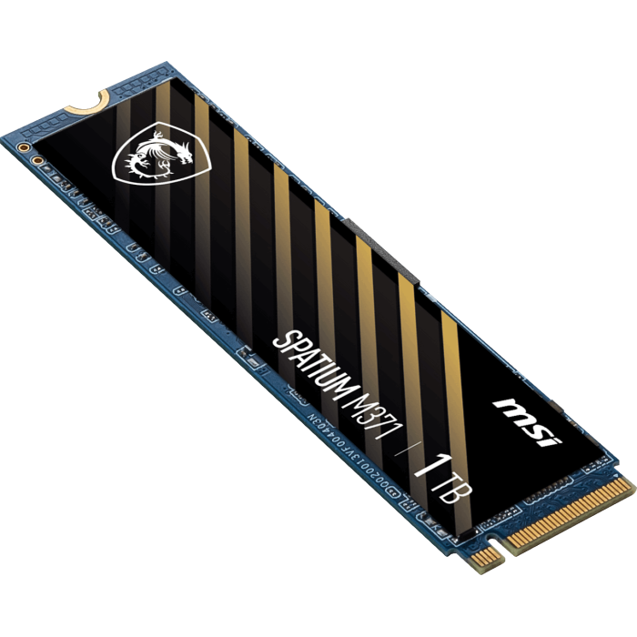 MSI SPATIUM M371 1TB PCIe Gen3x4 NVME M.2 SSD