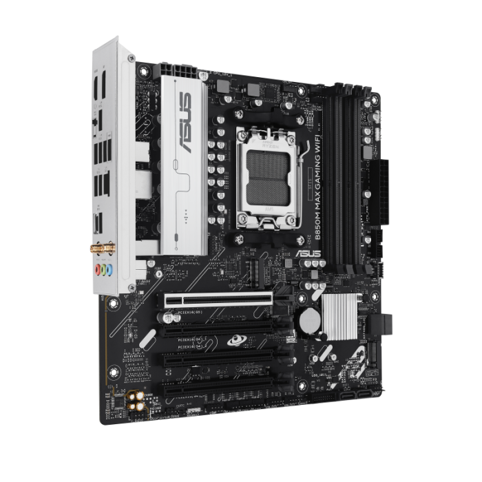 ASUS B850M MAX GAMING WIFI AM5 DDR5 8000MHZ(OC)  mATX HDMI ANAKART