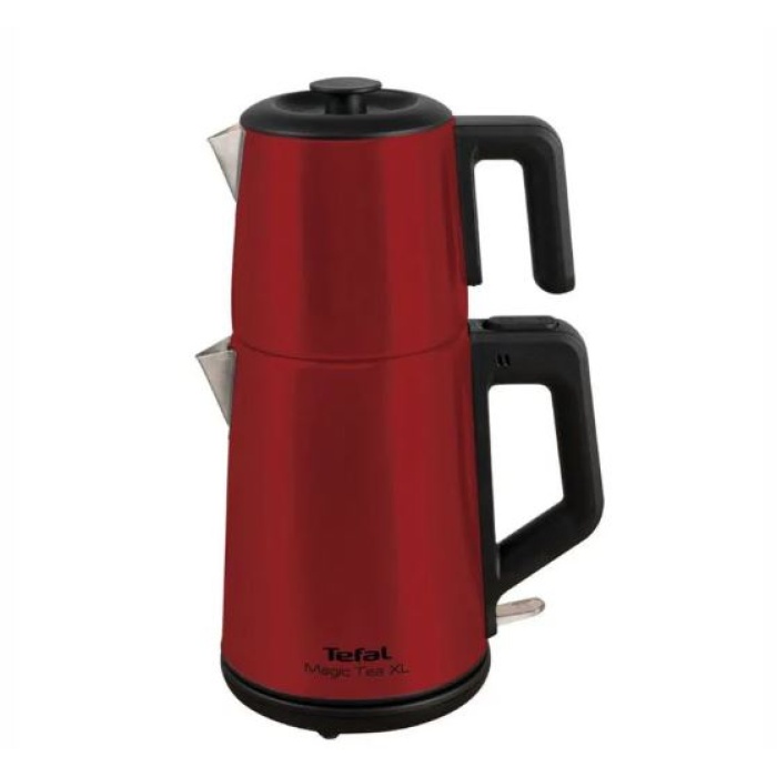 TEFAL MAGIC TEA XL 1650W CELIK KIRMIZI CAY MAKINES