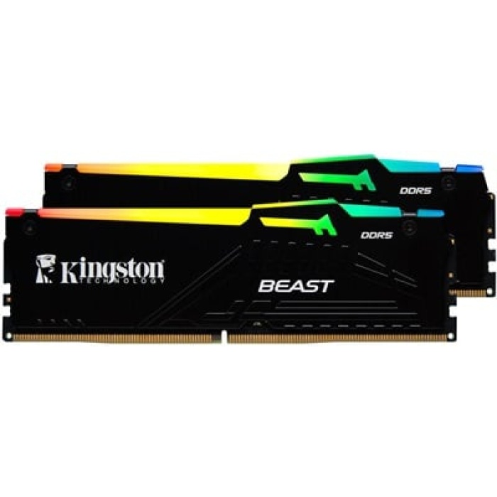 32GB DDR5 6400MHz CL32 KF564C32BBEAK2-32TR KINGSTON BEAST RGB 2x16G