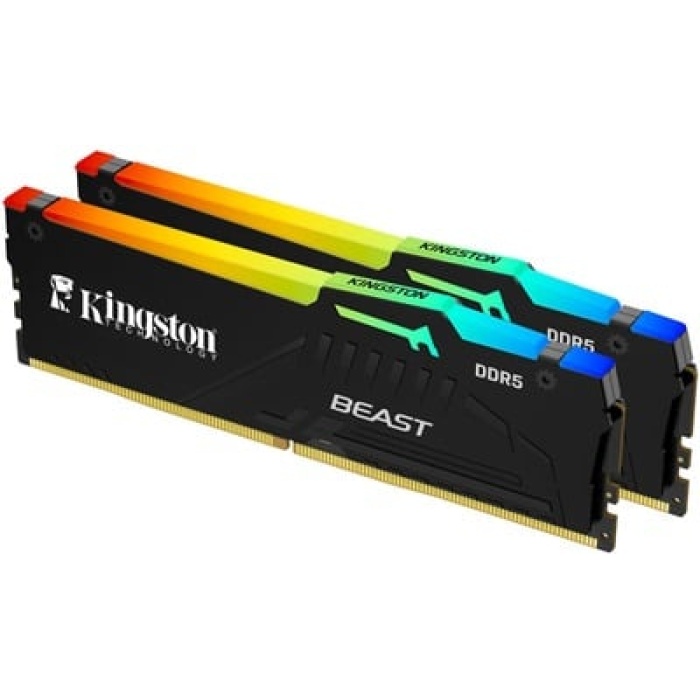 32GB DDR5 6400MHz CL32 KF564C32BBEAK2-32TR KINGSTON BEAST RGB 2x16G