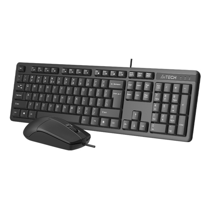 A4 TECH KR-3330S Q 2.4 GHZ AİR2 SİYAH KLAVYE+MOUSE