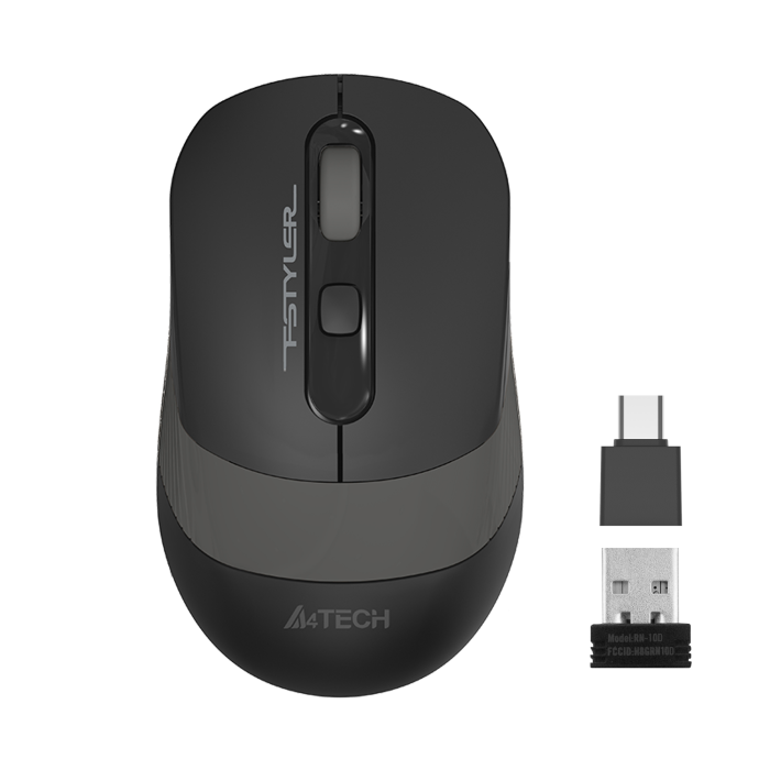 A4 TECH FG10CS OPTIK MOUSE SILENT GRİ 2000 DPI