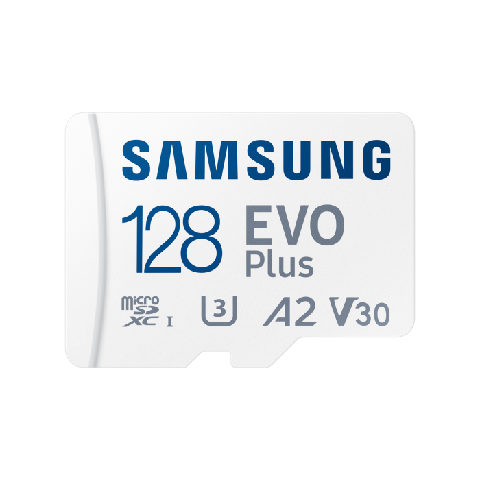 128GB SAMSUNG EVO PLUS MICROSDXC UHS-I U3 V30 A2 160MB/s MB-MC128SA/TR