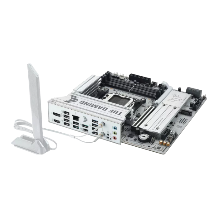 ASUS TUF GAMING B850M-PLUS WIFI 7 AMD ANAKART BEYAZ