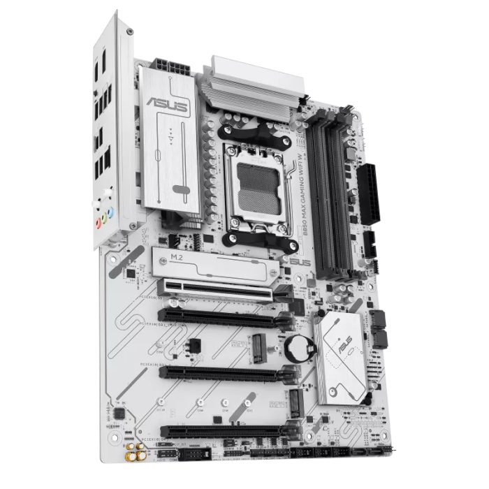 ASUS B850 MAX GAMING WIFI 7 AMD AM5 DDR5 ANAKART BEYAZ