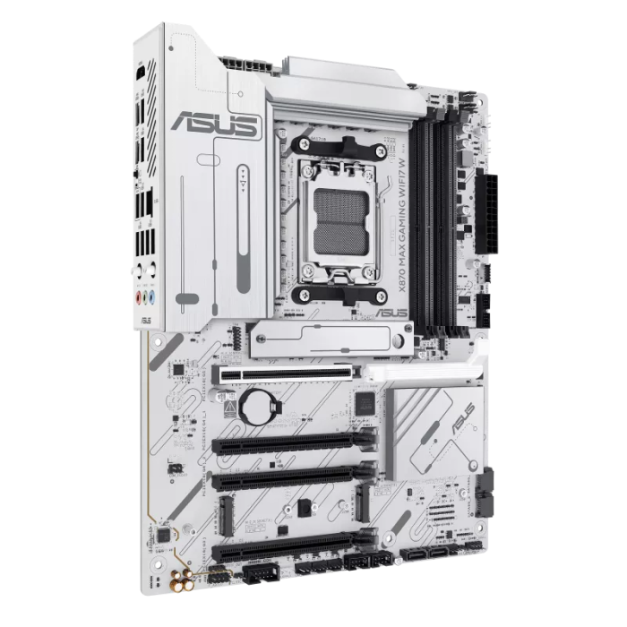 ASUS X870 MAX GAMING WIFI 7 AMD AM5 DDR5 ANAKART BEYAZ
