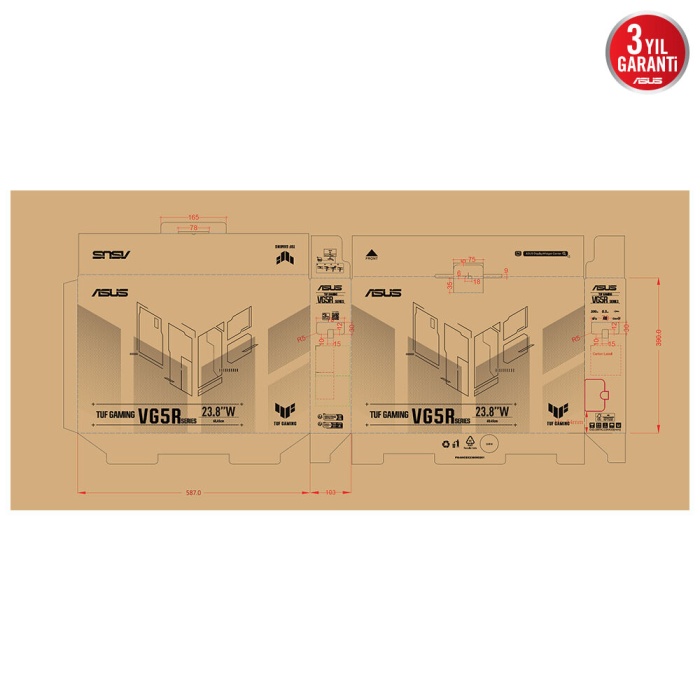 ASUS TUF GAMING VG249Q5R 23.8 200HZ 0.3MS MONITOR