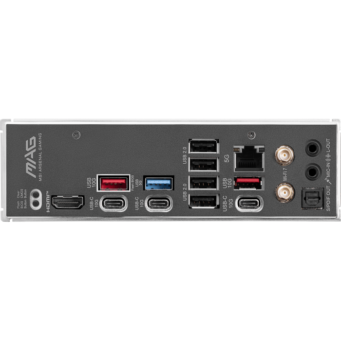 MSI MAG B850 TOMAHAWK MAX WIFI AM5 DDR5 8400MHZ(OC) HDMI 4x M.2 USB 10Gbs 5G LAN WI-FI 7 ATX