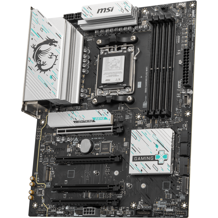 MSI B850 GAMING PLUS WIFI AM5 DDR5 8200MHZ(OC) DP 3x M.2 USB 10Gbs 5G LAN WI-FI 7 ATX