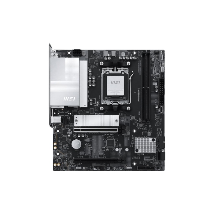 MSI PRO B850M-G M5 DDR5 8200MHZ(OC) HDMI DP 2X M.2 USB 10GBS 5G LAN MATX