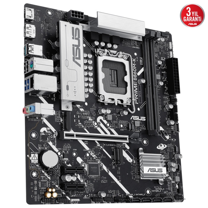ASUS PRIME B860M-K SOKET 1851P DDR5 DP/HDMI SATA3 USB3.2 mATX ANAKART