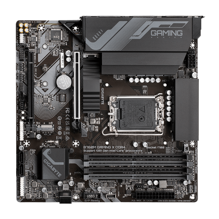 GIGABYTE B760M GAMING X DDR4 M.2 HDMI DP MATX 1700P