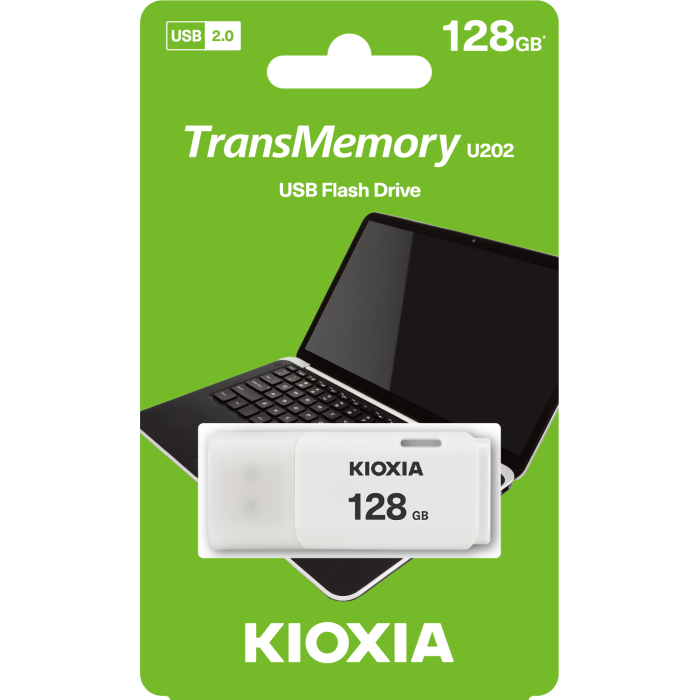128GB KIOXIA USB2.0 BEYAZ USB BELLEK LU202W128GG4
