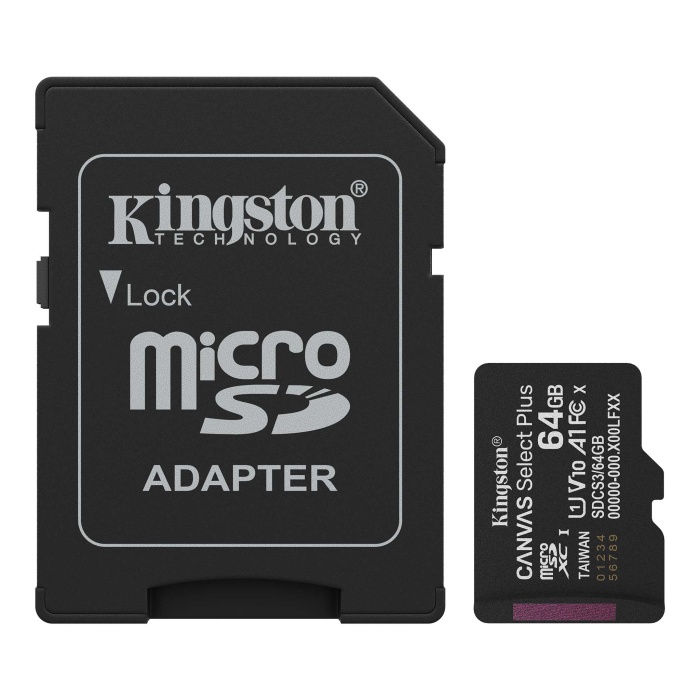 64GB MICROSD CANVAS SELECT PLUS A1 SDCS3/64GB