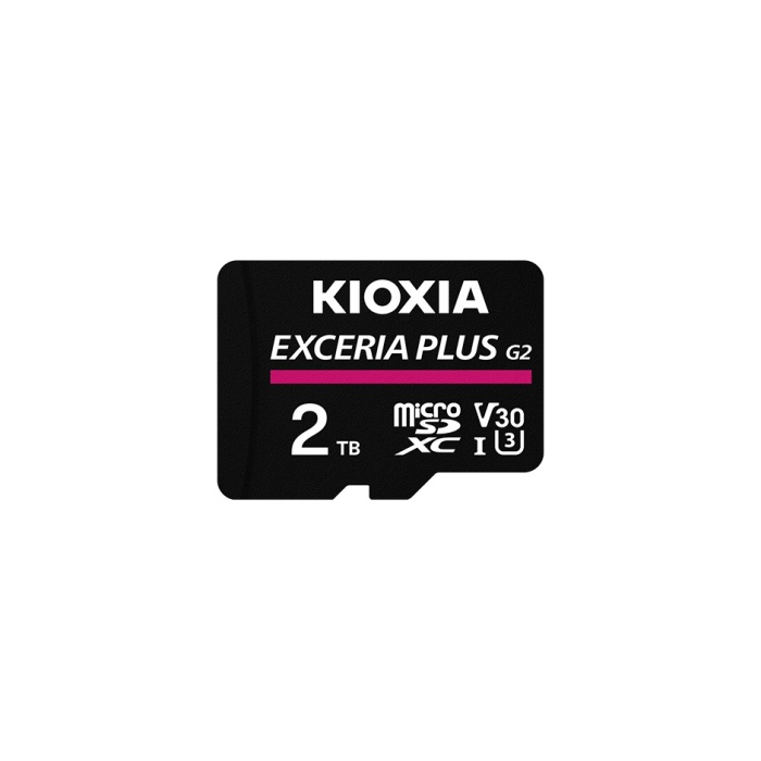 2TB EXCERIA PLUS G2 MICRO SDXC 4K 100MB/s KIOXIA LMPL2M002TG2