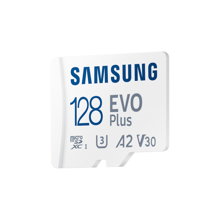 128GB SAMSUNG EVO PLUS MICROSDXC UHS-I U3 V30 A2 160MB/s MB-MC128SA/TR