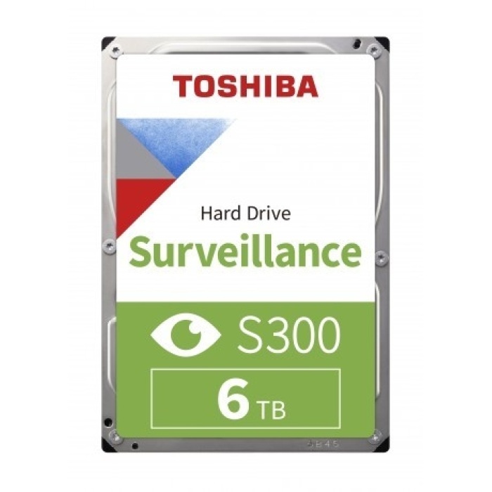 6TB TOSHIBA 5400RPM S300 SATA3 256MB 7/24 HDWT860UZSVA