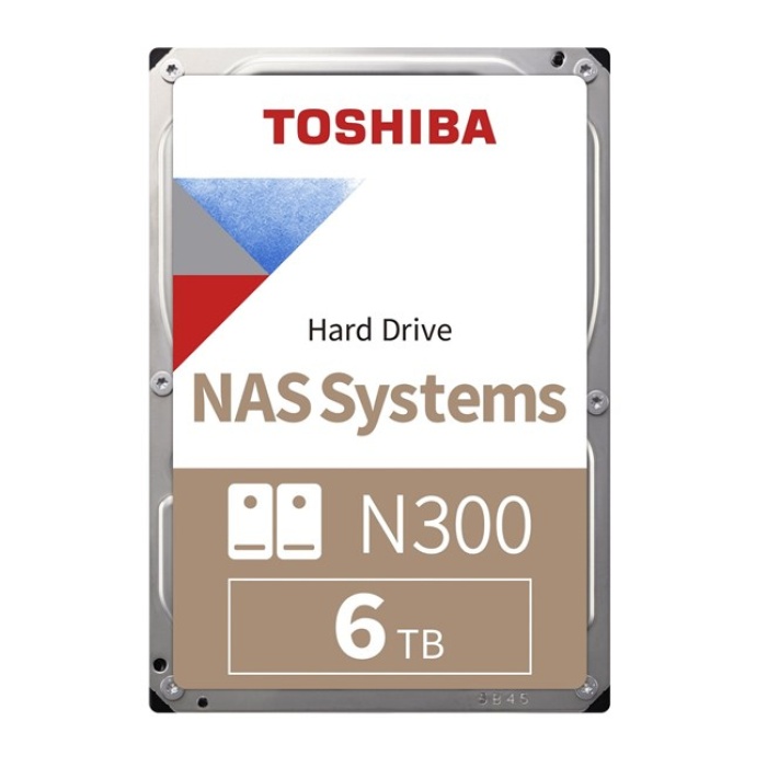 6TB TOSHIBA N300 7200RPM SATA3 512MB MN10ADA600S