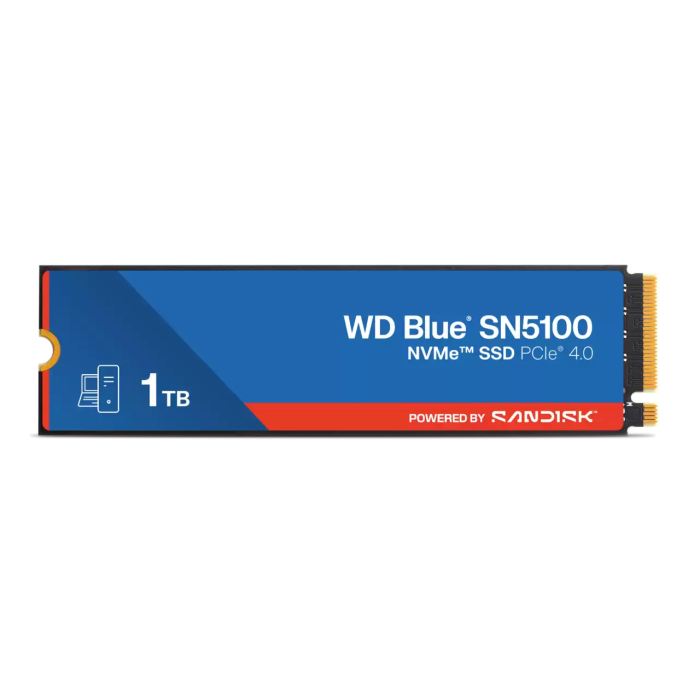 1TB WD BLUE SN5100 M.2 NVME 7100/6700MB/s WDS100T5B0E SSD