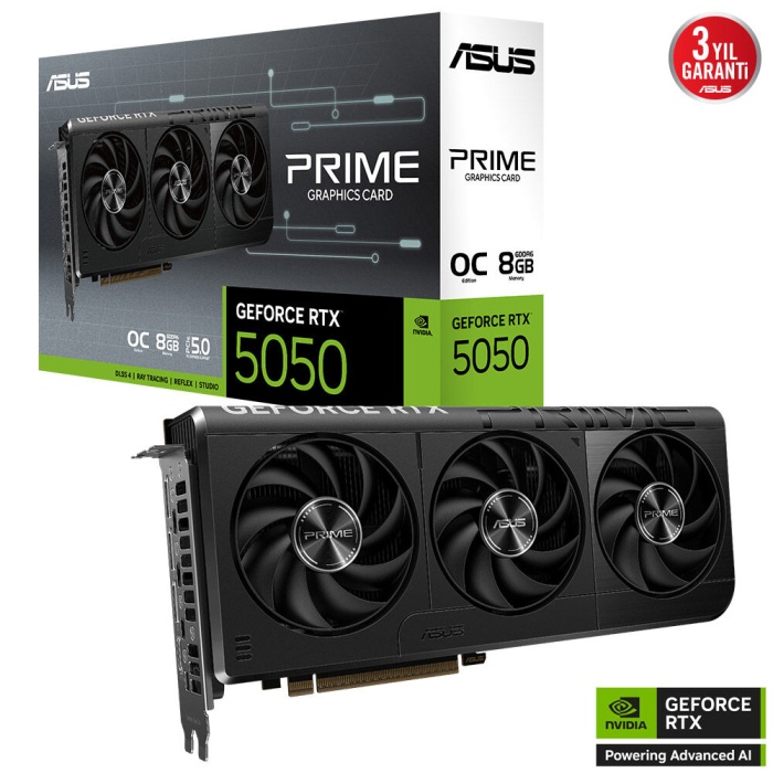 ASUS PRIME-RTX5050-O8G 128BIT VGA OC EDITION GAMING