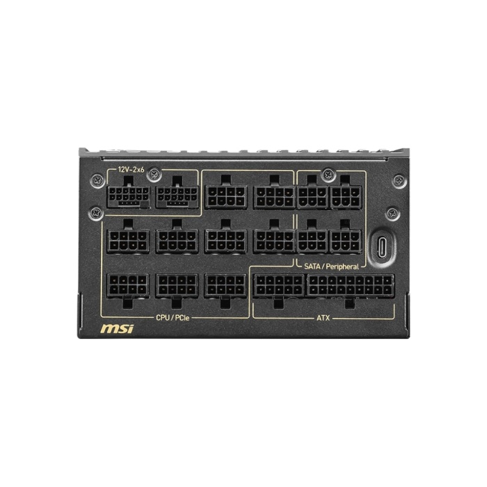MSI MEG AI1600T PCIE5 1600W80+ TITANIUM FULMODULAR