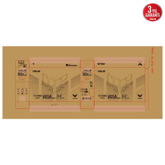 ASUS TUF GAMING VG249QM5A 23.8 240HZ 0.3MS MONITO