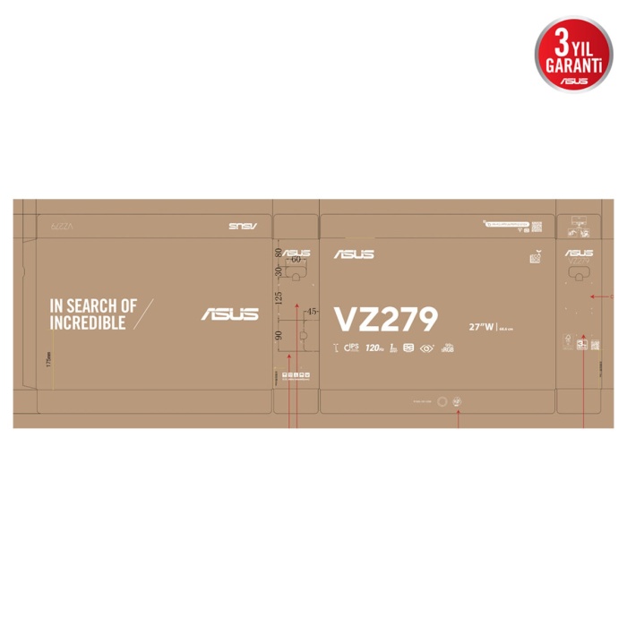27 ASUS VZ279HG 1MS 120HZ IPS GAMING MONİTÖR