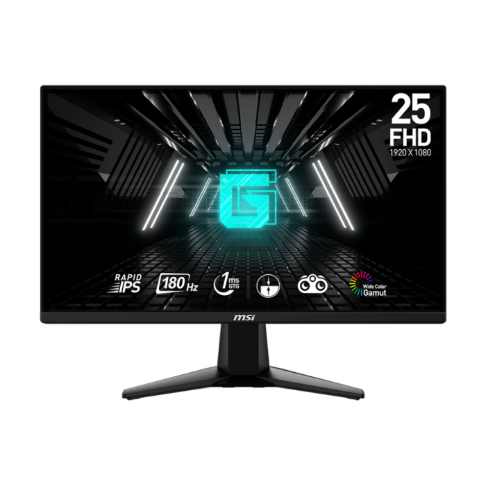 24.5 MSI G255F 1MS 180HZ FHD FLAT RAPID IPS FREESYNC GAMING