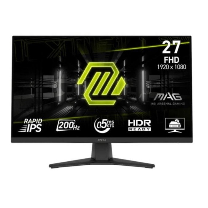 27 MSI MAG 272F 0.5MS 200HZ FHD IPS MONITOR