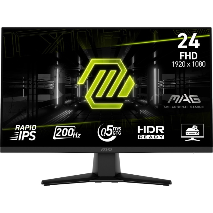 23.8 MSI MAG 242F 0.5MS 200HZ FREESYNC FHD FLAT RAPID IPS GAMING