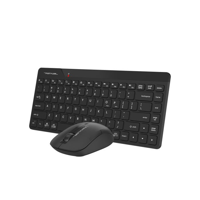 A4 TECH FG2200 AIR2 2.4 SİYAH QMİNİ FN-MM KABLOSUZ SESSİZ SET