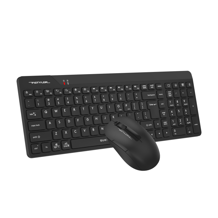 A4 TECH FG2300 Q SILENT 2.4 GHZ AİR2 SİYAH KLAVYE+MOUSE