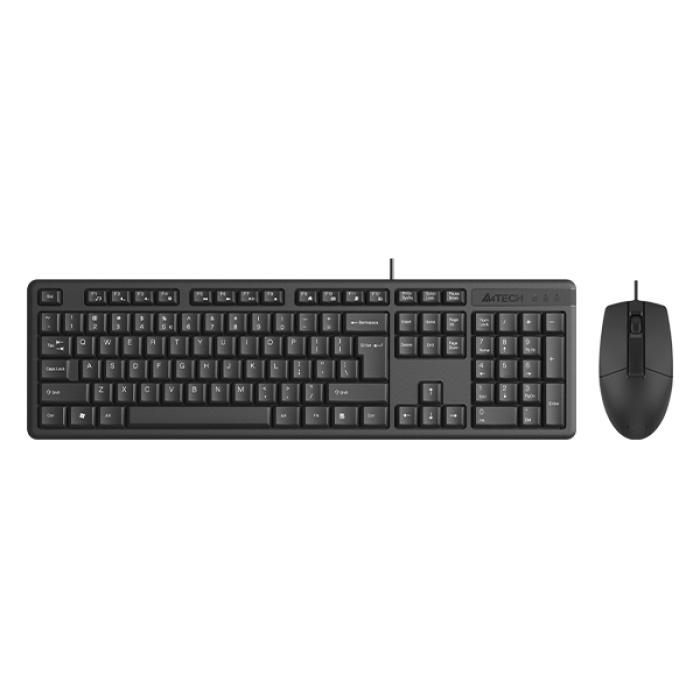 A4 TECH KR-3330S Q 2.4 GHZ SİYAH KLAVYE+MOUSE