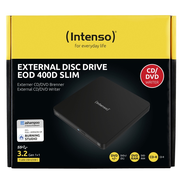 INTENSO 5401400 CD/DVD WRITER EOD 400D