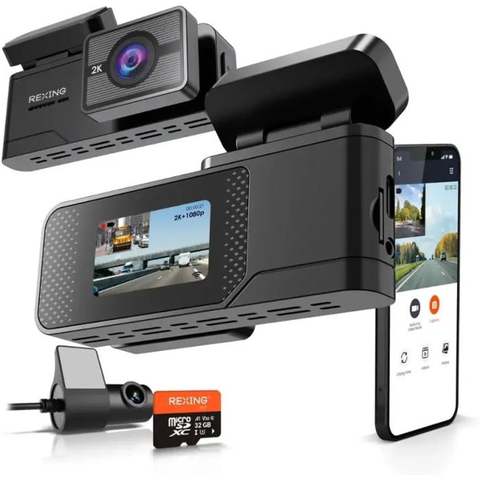 REXING C2 2K WIFI 32GB SD KART