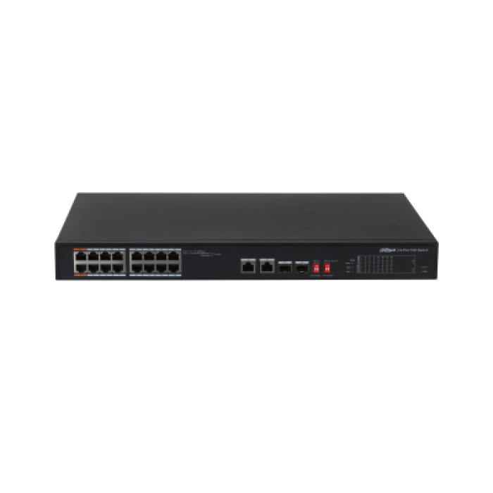 DAHUA PFS3218-16ET-135 16 PORT 16XFE-2XGE-2XGE/SFP 135W YÖNETİLEMEZ POE SWİTCH