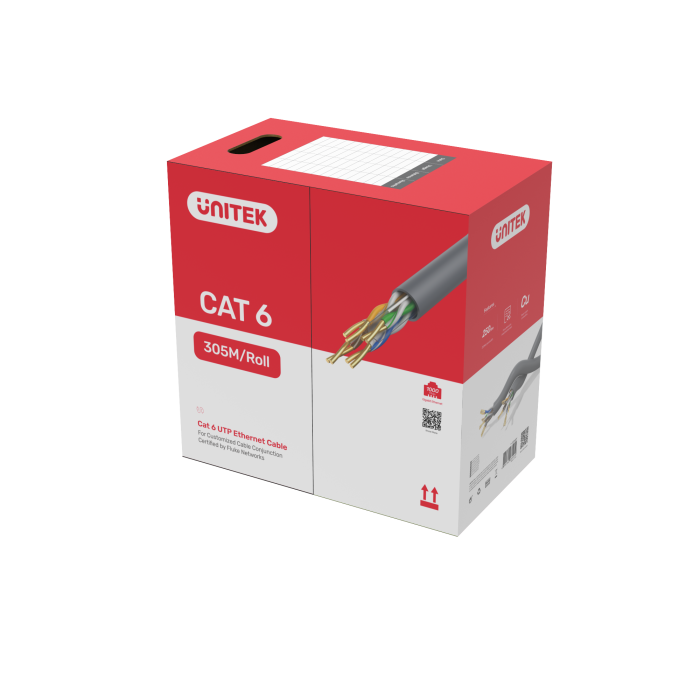 UNITEK CAT6 UTP 305M BAKIR KABLO 23AWG (Y-C876AGY)