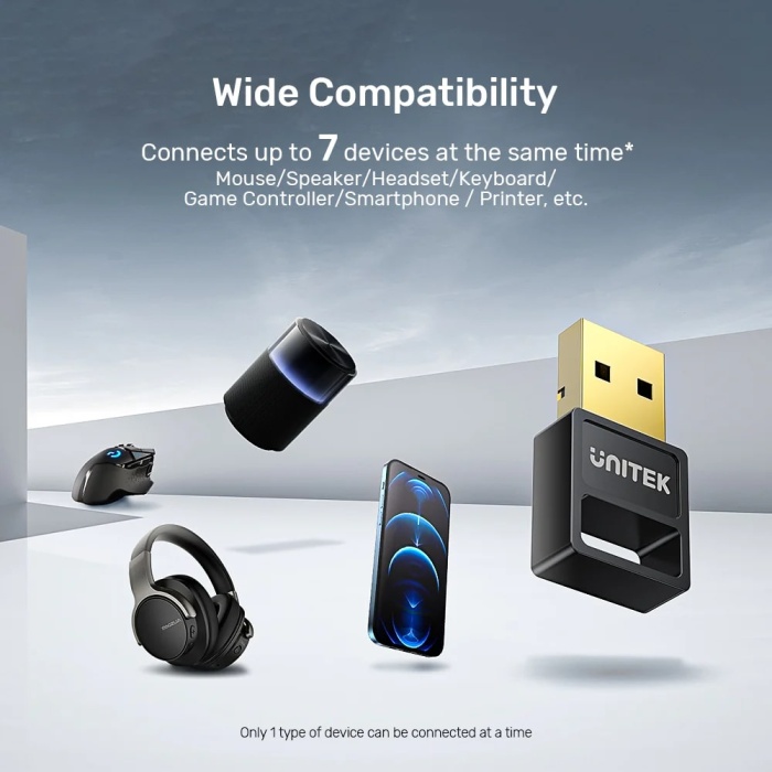 UNITEK USB BLUETOOTH 5.3 ADAPTÖR (B105B)