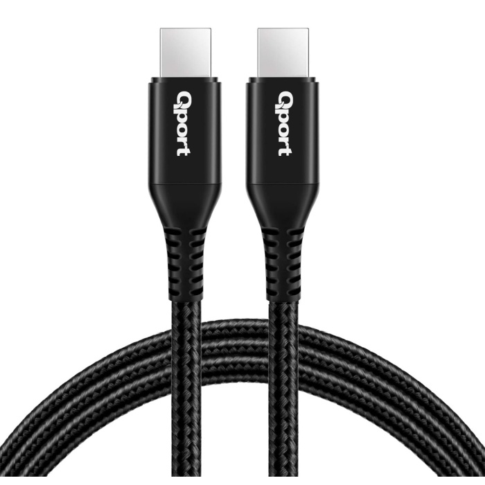 QPORT Q-TYPE-C1 1.5M TYPE-C 100W SUPER HIZLI PD SARJ VE DATA KABLOSU