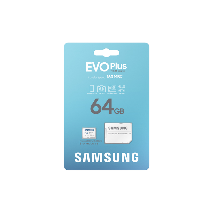 64GB SAMSUNG EVO PLUS MB-MC64SA/TR MICROSDXC