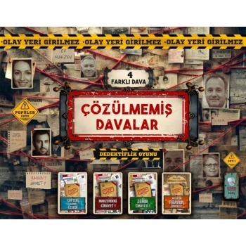 Çözülmemiş Davalar Kutulu Set 1